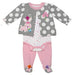 Taggies Easter Bunny 3 Pc Cardigan Layette Set
