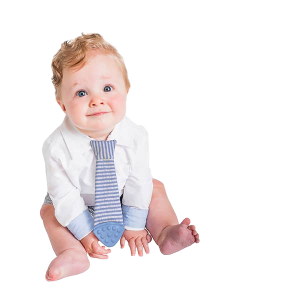 Teether Tie - Wearable Teether for Little Boys
